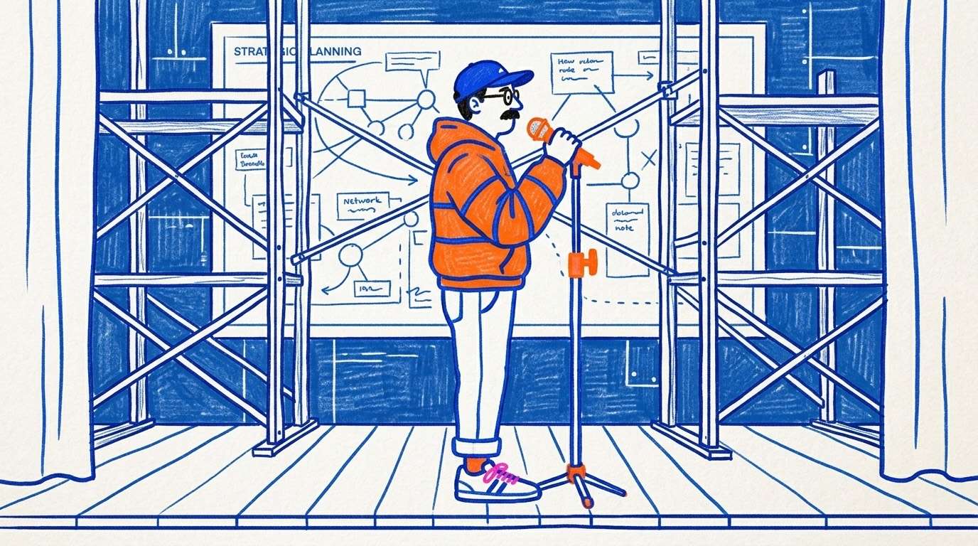 Ilustración de portada sobre la comunicación pública del CEO como estrategia, no como carisma