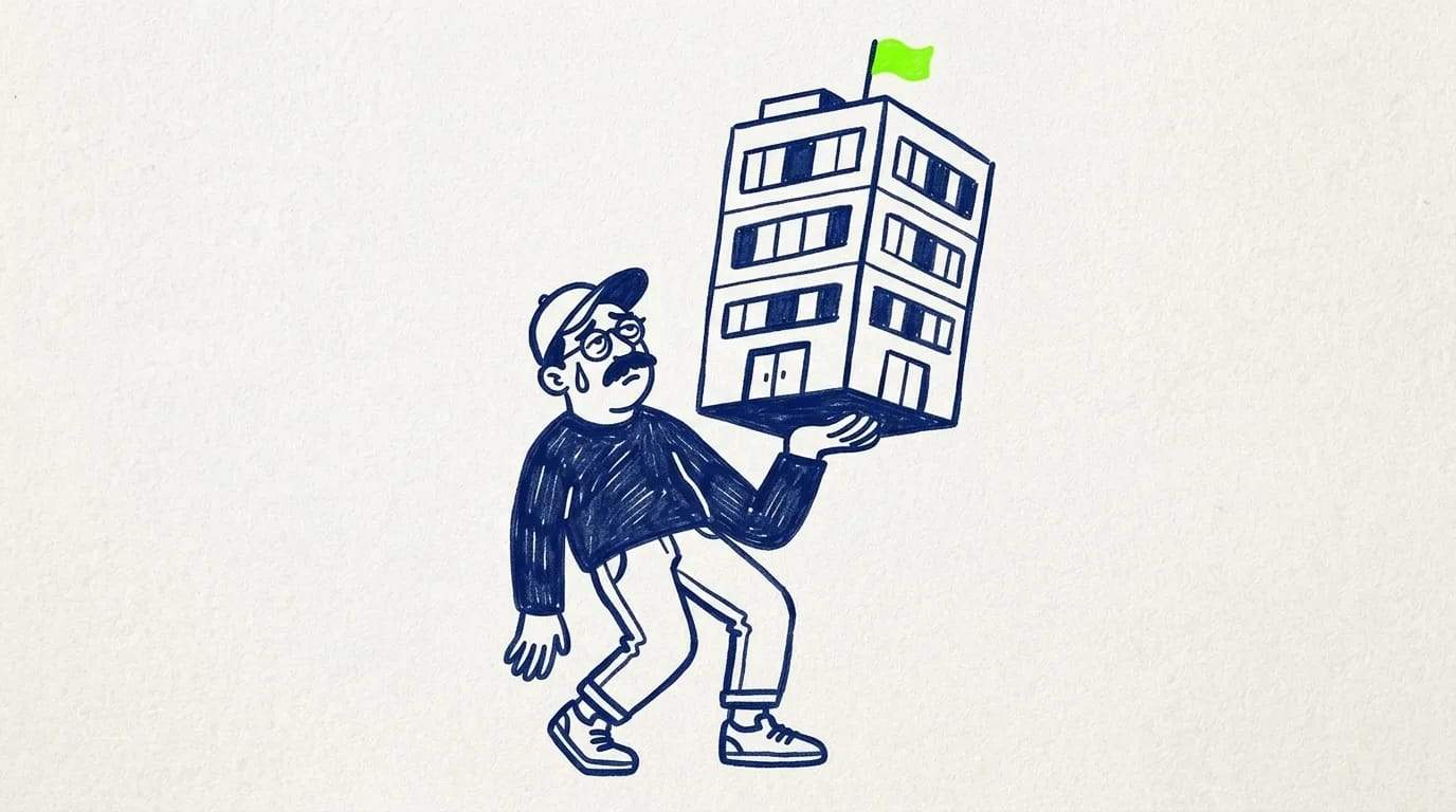 Ilustración de portada sobre construir una estrategia de marca pyme que no dependa de personas concretas
