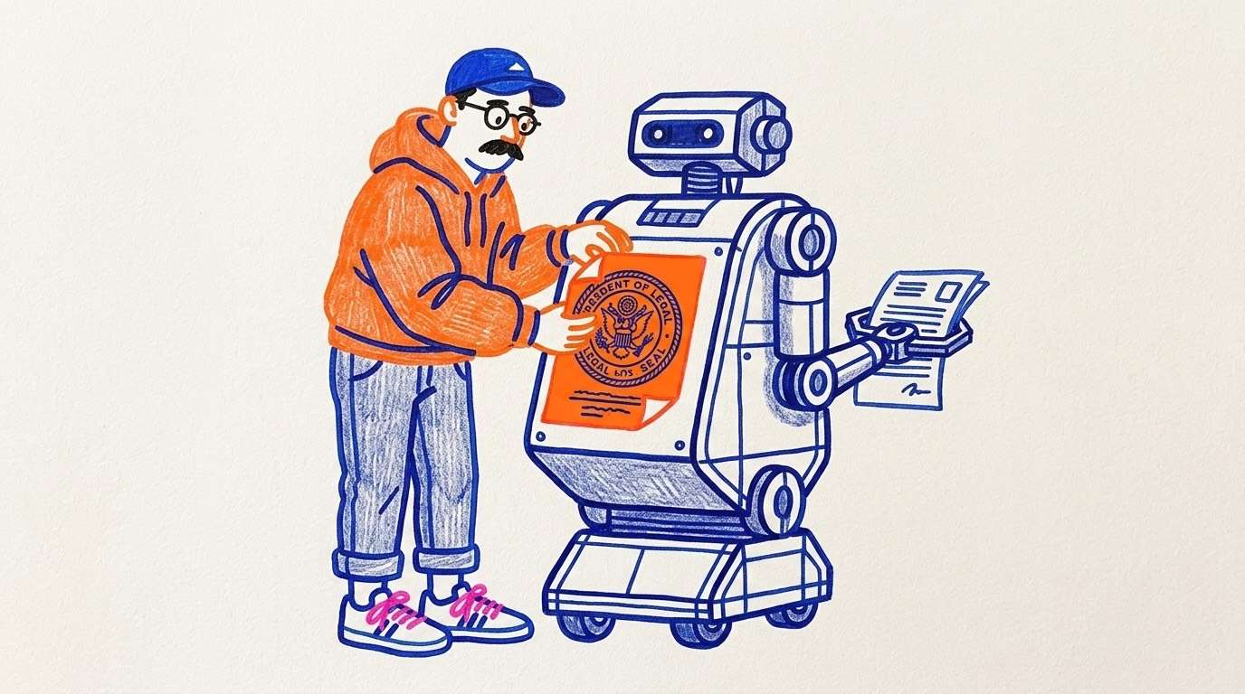 Ilustración de portada sobre la obligación de etiquetar contenido con IA según el Reglamento Europeo de IA