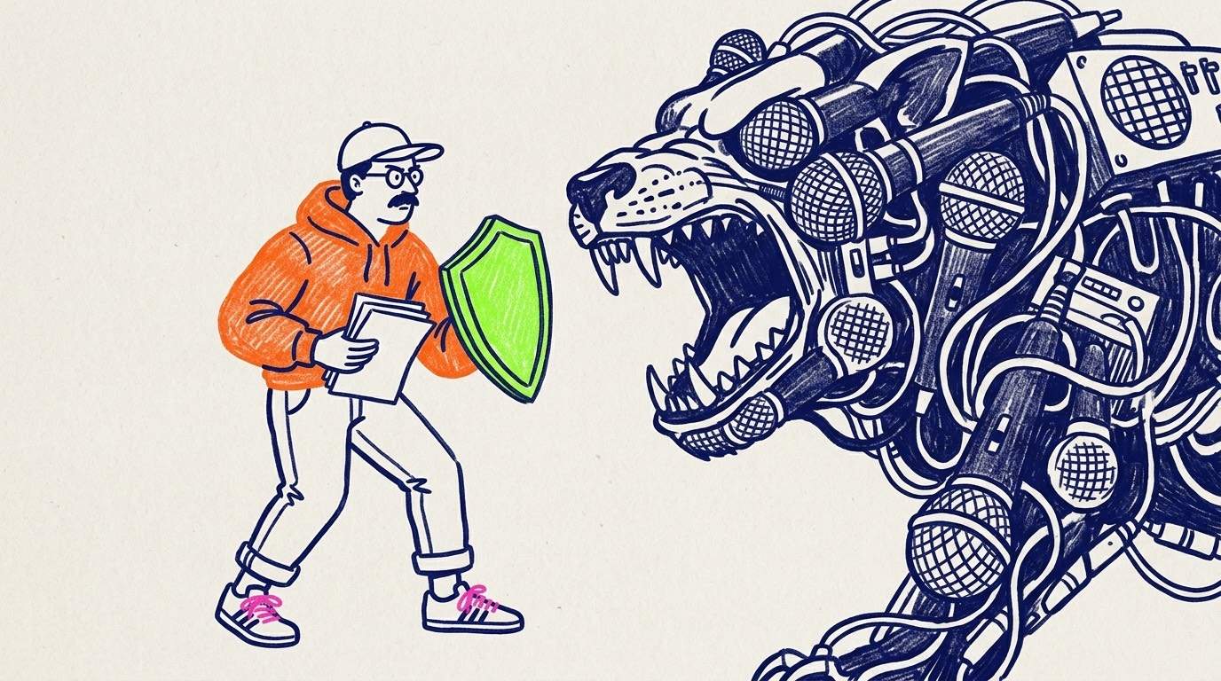 Ilustración de portada sobre cómo preparar una entrevista con un medio de comunicación